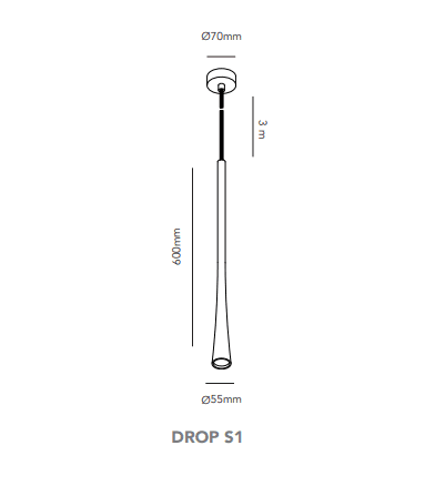 Light Point Drop wisząca LED — widok 18