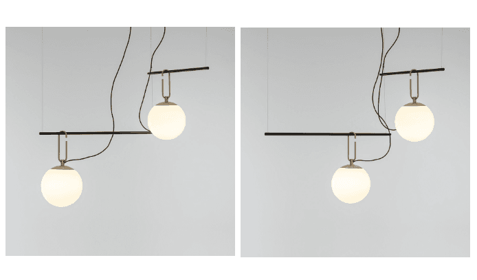 Artemide nh S3 2 arms lampa wisząca — widok 3