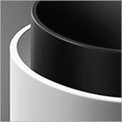 AQForm PET midi LED reflektor natynkowy — widok 3