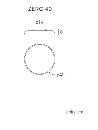 Lumen Center Italia Zero plafon — widok 6
