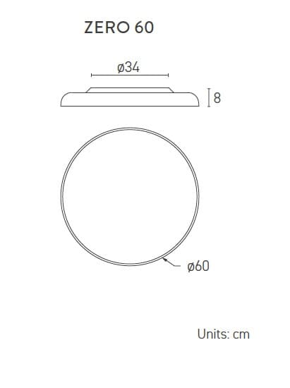 Lumen Center Italia Zero plafon — widok 9