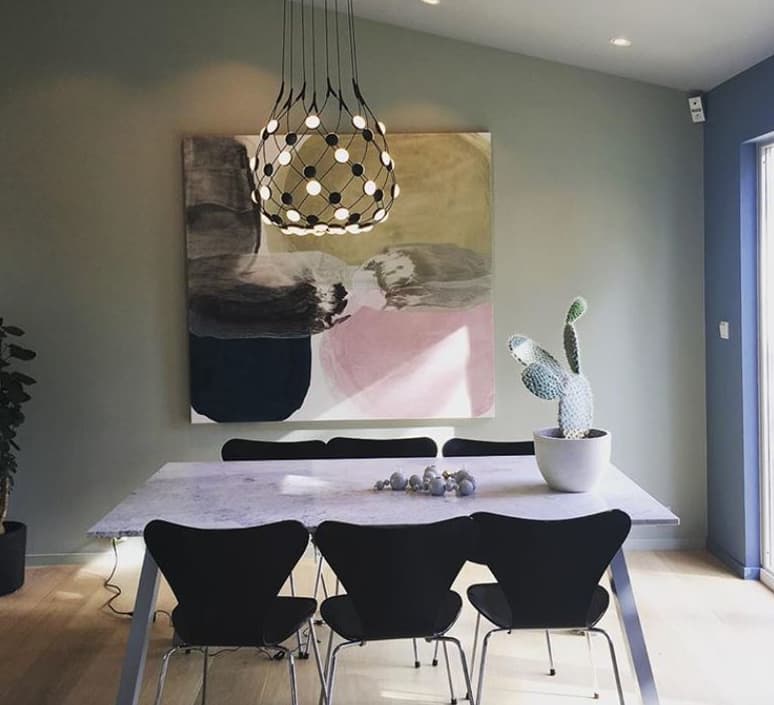 Luceplan Mesh 55 lampa wisząca LED — widok 3