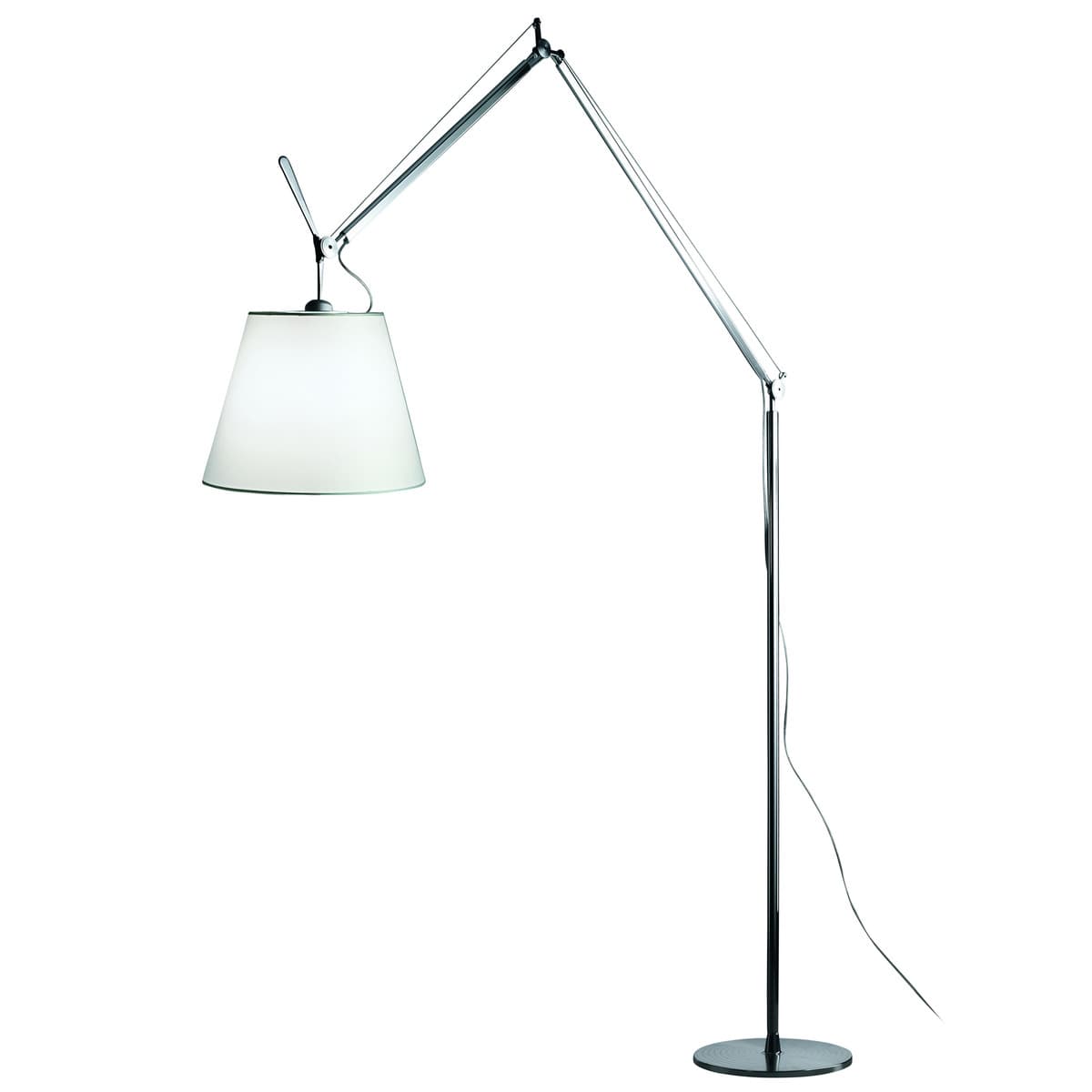 Artemide Tolomeo Mega Terra lampa podłogowa klosz satynowy — widok 1