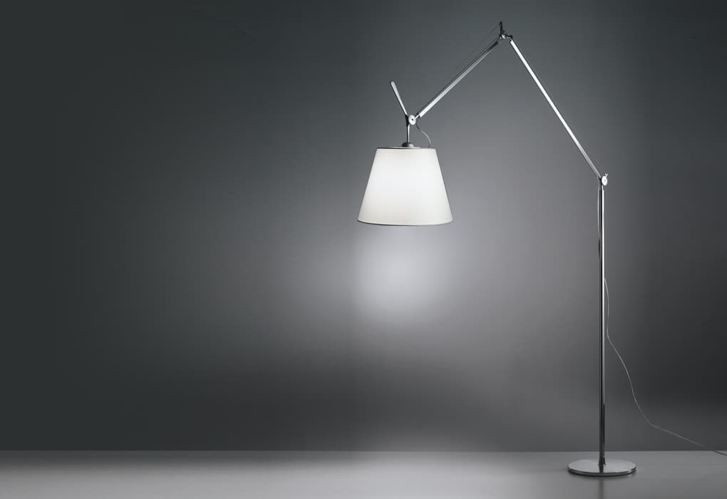 Artemide Tolomeo Mega Terra lampa podłogowa klosz satynowy — widok 2