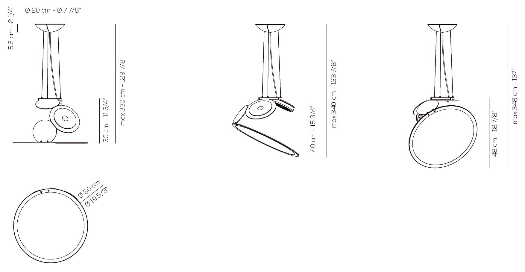 Axo Light Cut wisząca LED — widok 5