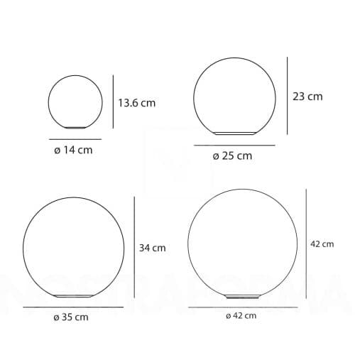 Artemide Dioscuri kinkiet/plafon — widok 3