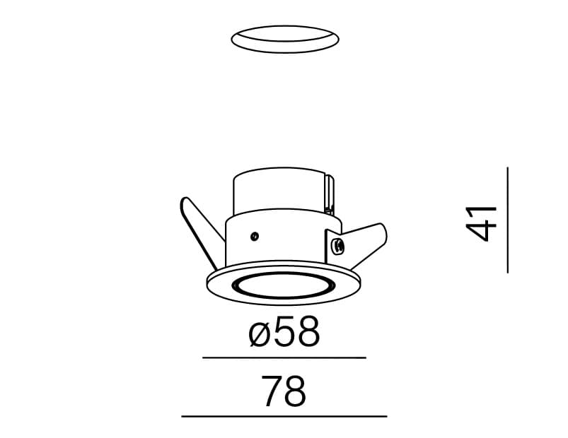 AQForm PUTT LED wpuszczany — widok 2