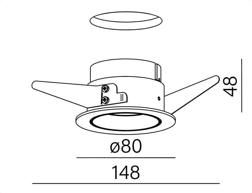 AQForm PUTT LED wpuszczany — widok 6