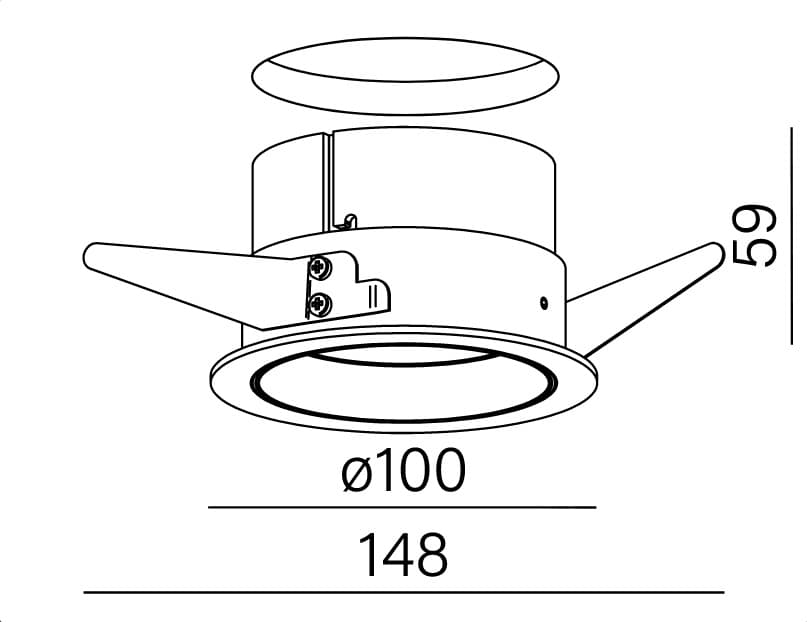 AQForm PUTT LED wpuszczany — widok 8