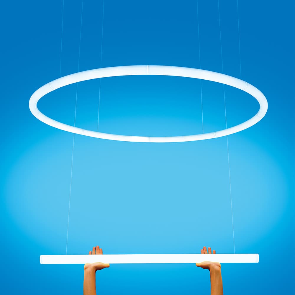 Artemide Alphabet of Light Circolare lampa wisząca (klosz Ø: 90 cm) — widok 1
