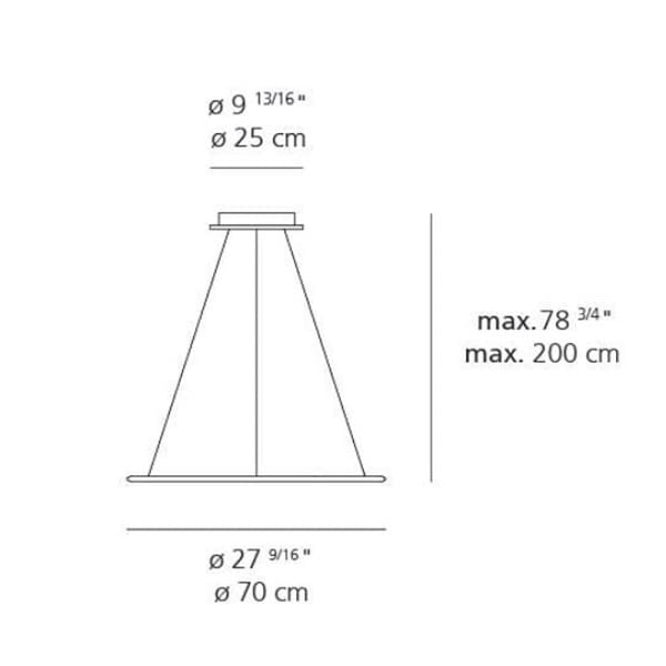 Artemide Discovery wisząca LED (Czarna) — widok 6