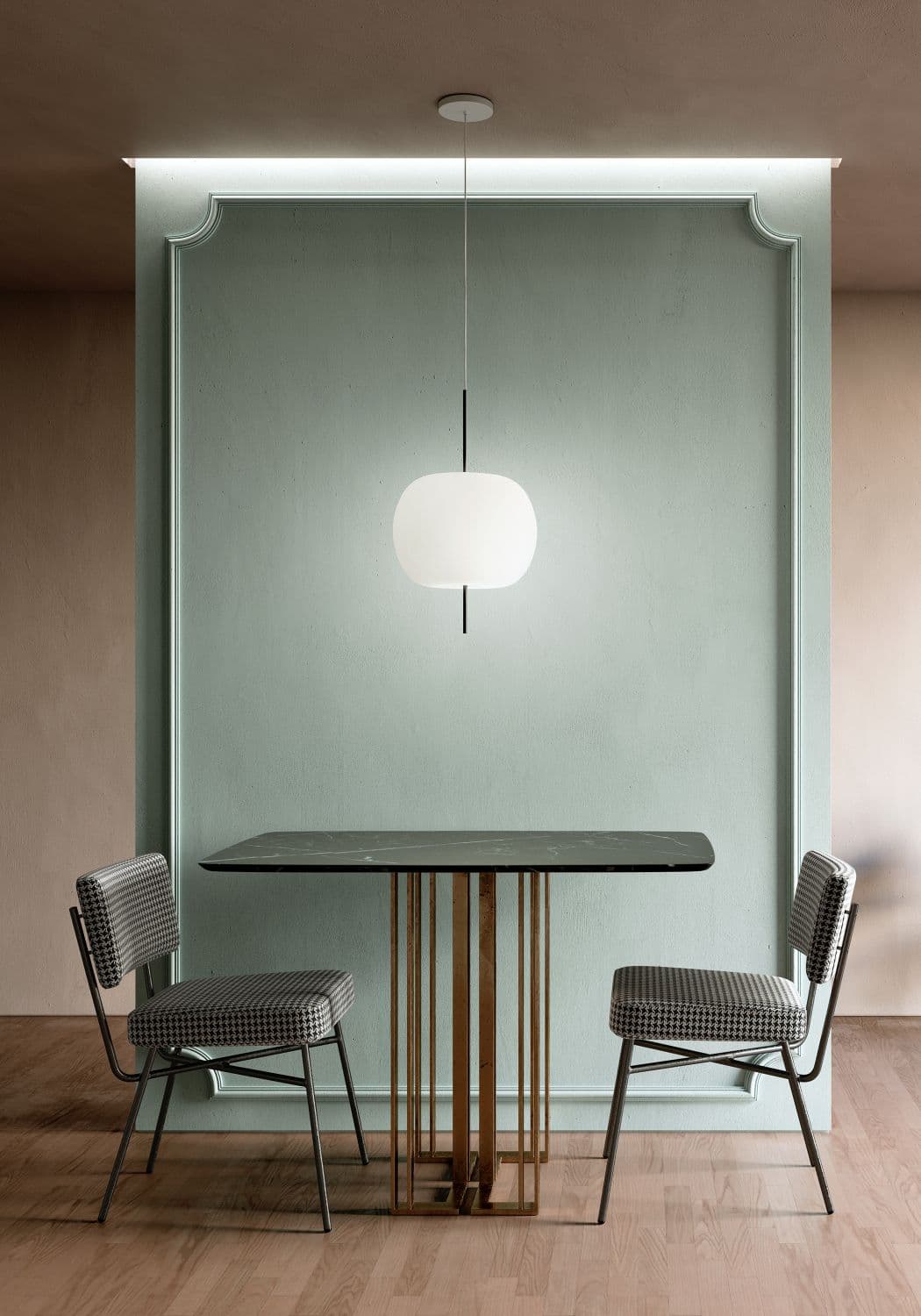 KDLN Kushi XL lampa wisząca (Czarna) — widok 3