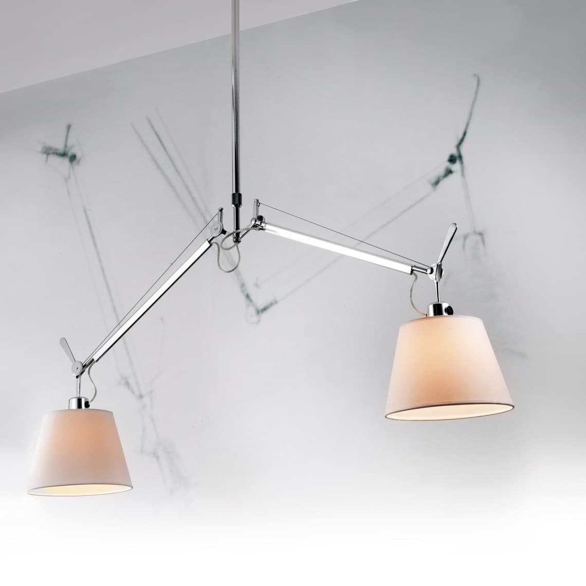 Artemide Lampa wisząca Tolomeo Basculante 2 Bracci OUTLET — widok 2