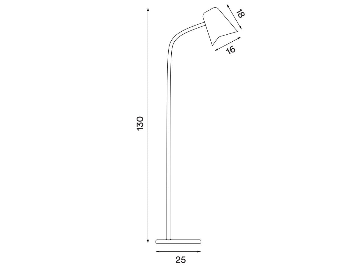 Northern Me lampa podłogowa OUTLET — widok 3