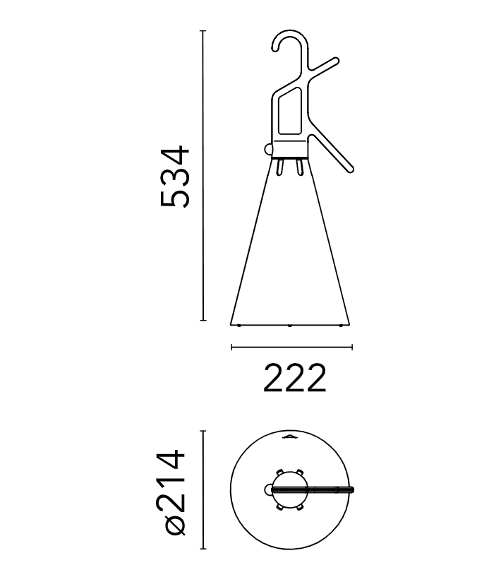 Flos Mayday Outdoor (Musztardowy) — widok 4