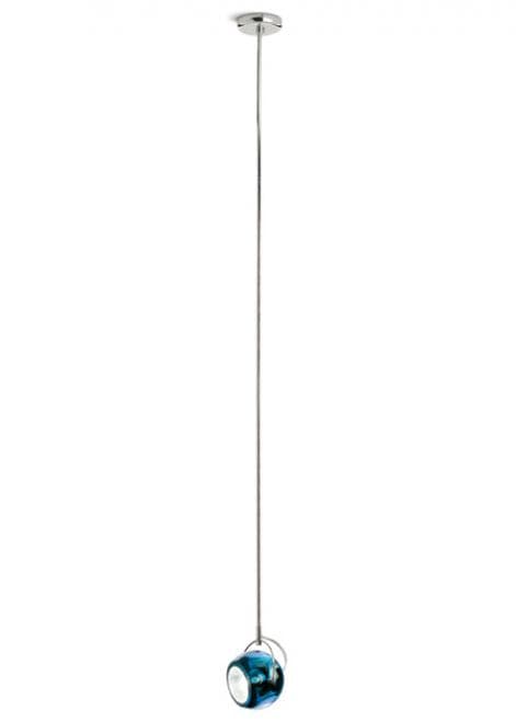 Fabbian Beluga Colour D57 A11 wisząca (Niebieski) — widok 1