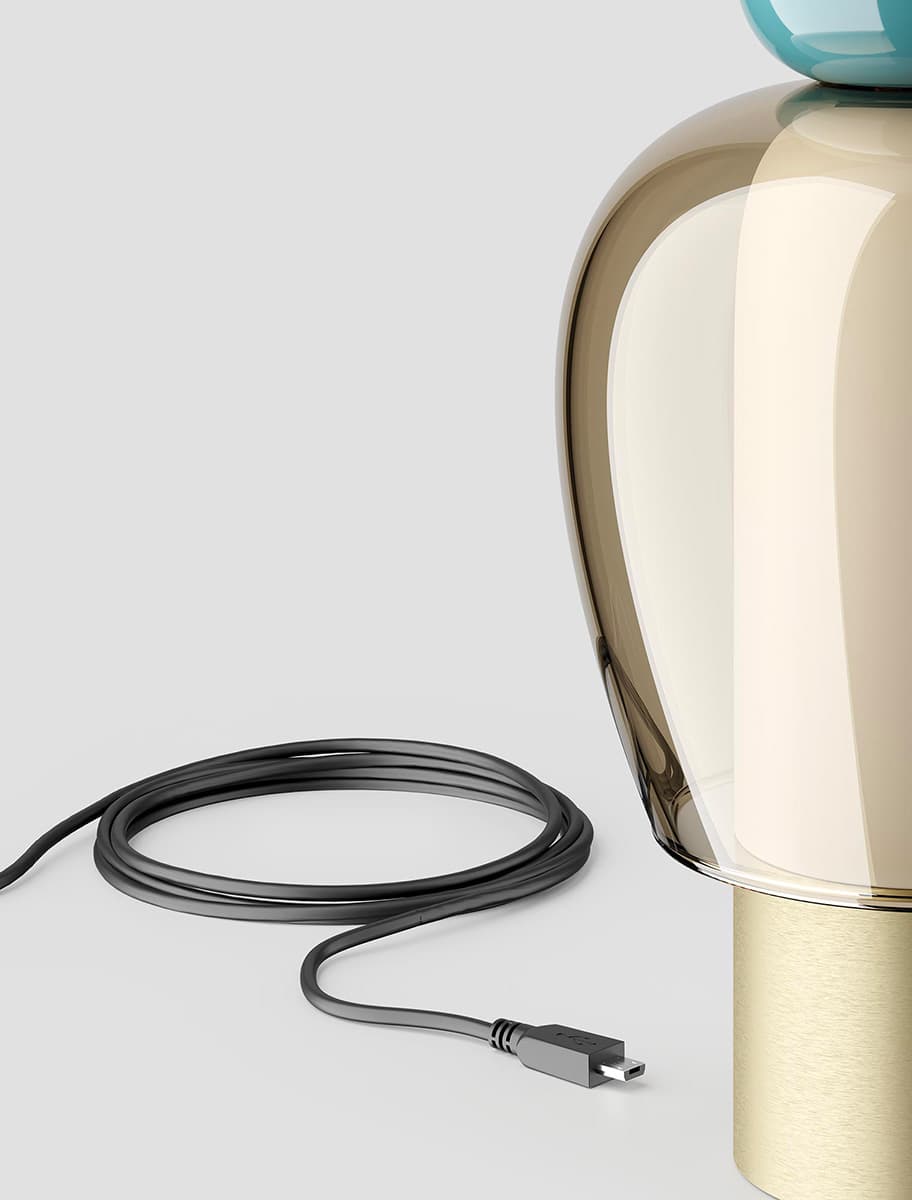 Lodes Easy Peasy lampka stołowa, bezprzewodowa — widok 8