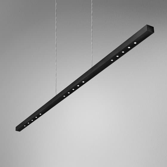 AQForm LENS LINE section LED zwieszany (Czarny struktura, 149 cm) — widok 1