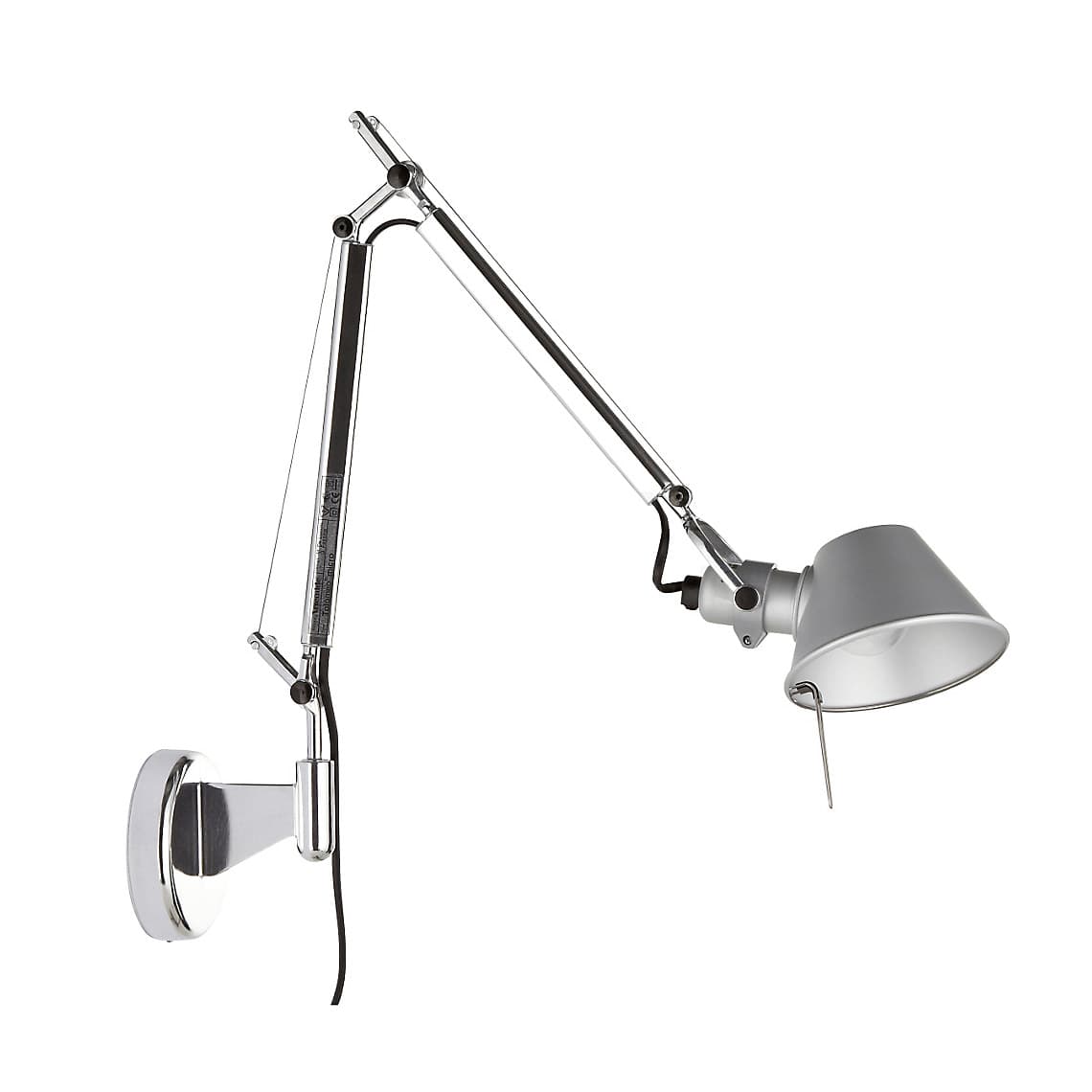 Artemide Tolomeo Micro kinkiet (Aluminium) — widok 1