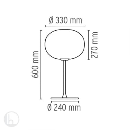 Flos Glo-Ball T1 stołowa (Model z ekspozycji (Czarna matowa)) — widok 3