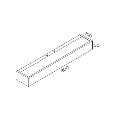 Pujol iluminacion Apolo kinkiet 80cm — widok 4
