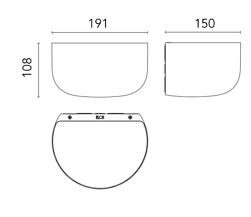 Flos Bellhop Wall Up kinkiet — widok 3