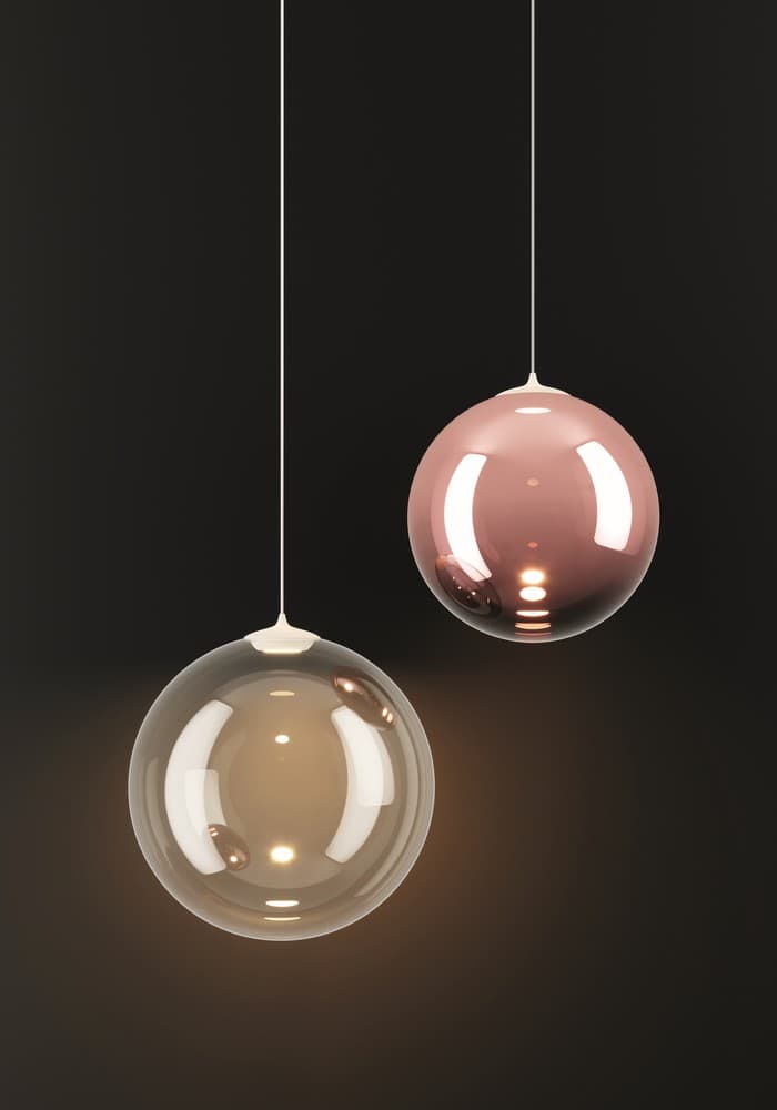 Lodes Random Solo wisząca LED (Transparentna, Ø18 cm) — widok 1