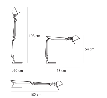 Artemide Tolomeo Mini lampa biurkowa — widok 18