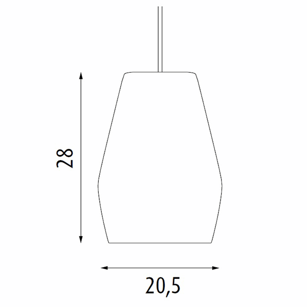 Northern Bell lampa wisząca OUTLET — widok 4