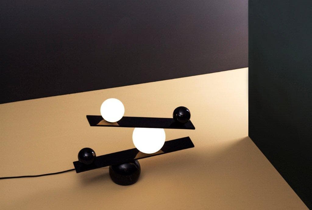 Oblure Balance lampa stołowa (Czarna) — widok 6