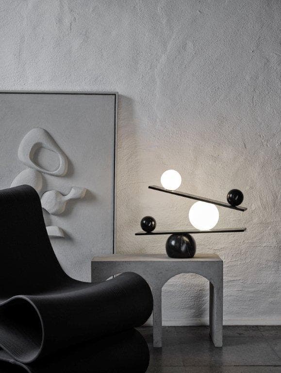 Oblure Balance lampa stołowa (Czarna) — widok 11