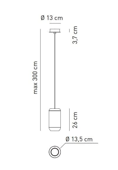 Axo Light Urban wisząca LED — widok 5