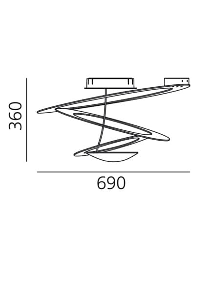 Artemide Pirce Mini plafon — widok 5
