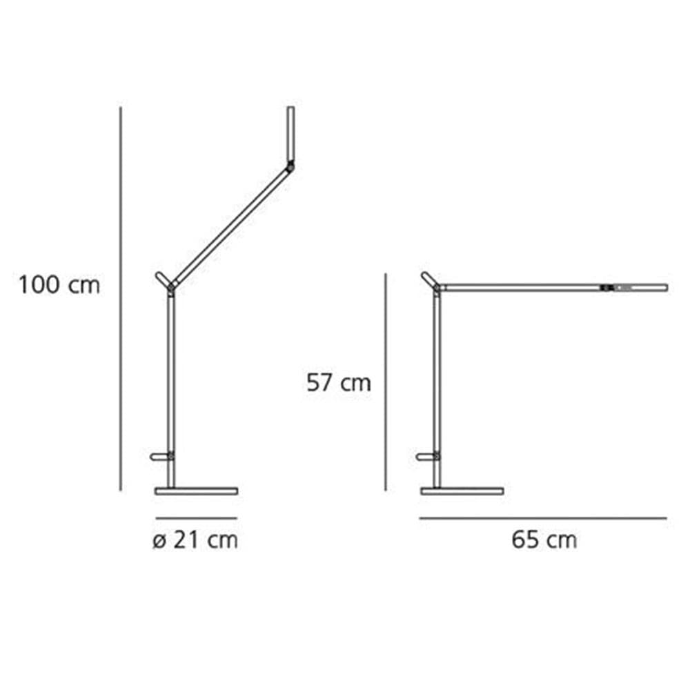 Artemide Demetra Professional biurkowa LED — widok 2