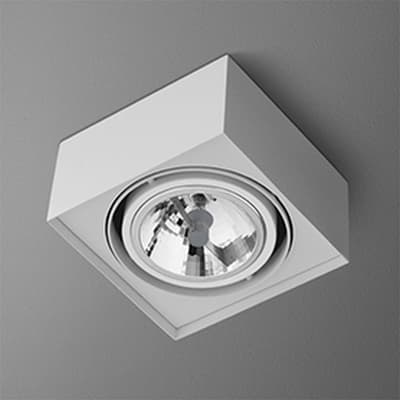 AQForm SQUARES mini 111x1 natynkowy biały mat OUTLET