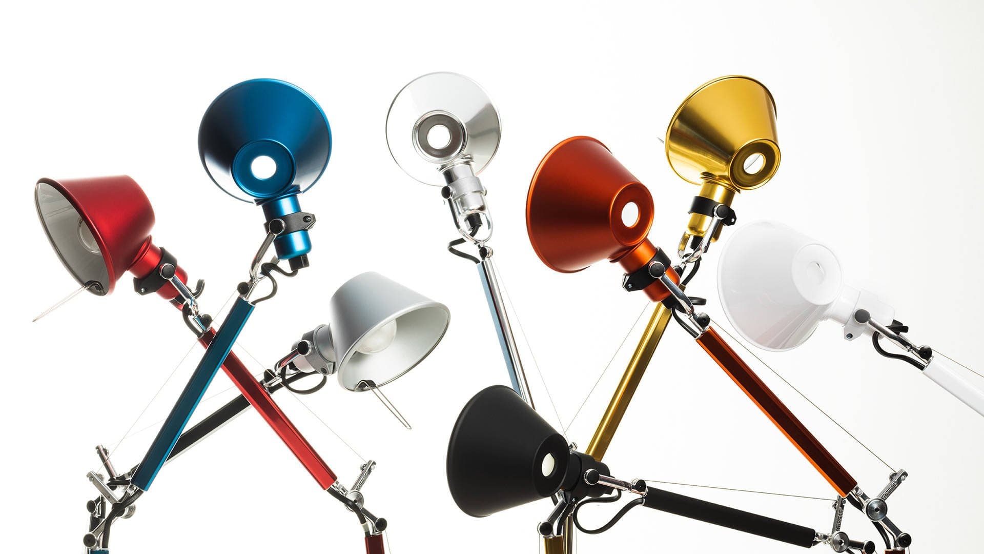 Artemide Tolomeo Micro kinkiet niebieski OUTLET