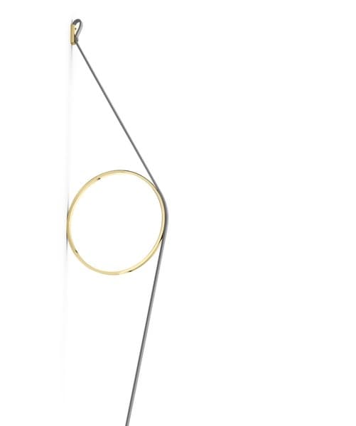 Flos Wirering kinkiet LED (Model z ekspozycji (Szara/Złota))